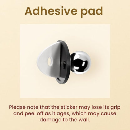 Wall Mounted Lamp LED Wall Lights with Rechargeable Battery Operated, 3 Color Temperatures & 3 Brightness Levels 360°Rotate Magnetic Ball, Cordless Sconces for Bedroom Reading Bedside,Black-3 PACK