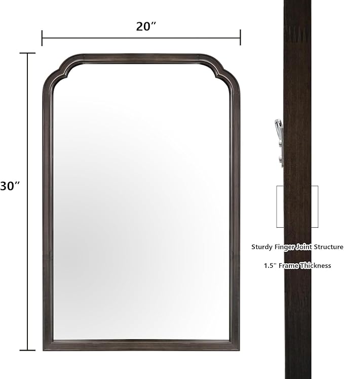 WallBeyond Wood Bathroom Mirrors for Wall Mounted, 20