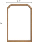 WallBeyond Wood Bathroom Mirrors for Wall Mounted, 24
