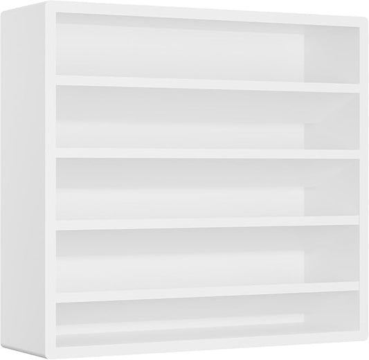 Orimade 4 Tier Spice Rack Organizer for Cabinet, Freestanding Bamboo Seasoning Rack for Countertop, Cupboard, Pantry, Kitchen, 13.18 x 4.13 x 12.2 inches(Spice Jars Not Included), Walnut Stain