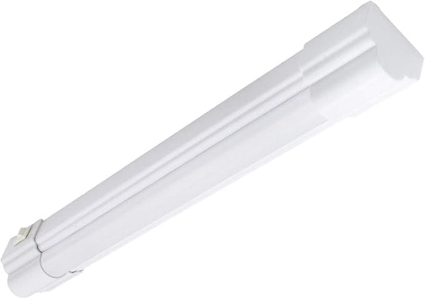 Maxxima 12 inch LED Under Cabinet Light - 600 Lumens Warm White 3000K, Undermount Lighting Fixture for Kitchen, Closet, and Bedroom, On/Off Switch, Plug in