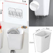 4 Piece Kitchen Cabinet Door Storage Box,Self Adhesive Wall Mounted Storage Box,Wardrobe/Bathroom/Refrigerator Small Items Organizer