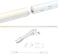 Sunlite LED Under Cabinet Lighting Plug in 34 Inch Linkable Under Counter Lights for Kitchen 12 Watts, 120 Volts, 1200 Lumens, Adjustable 3 CCT 3000K-5000K, 50,000 Hour Lifespan, ETL Listed LED Light