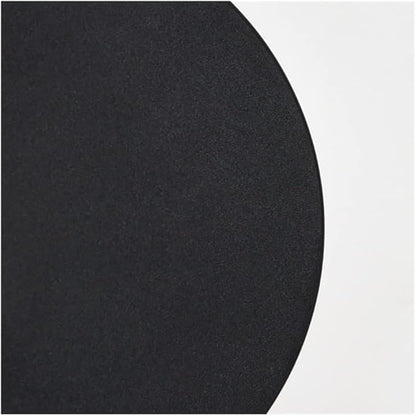 Modern Nordic Round LED Wall Light Black Metal 3000K Warm Light Gold Glow Wall Mounted Lamp for Bedroom Living Room Hallway Stairway Minimalist Ambient Wall Sconce(Dark,12"/30cm)