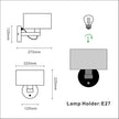 Wall Mounted Bedside Lamp,Hardwired Wall Sconce with Switch,Wall Lamps for Bedroom With Fabric Shade,Vintage Wood Wall Light E26 for Living Room,Dining Room,Hallway,Stairway,Lampara para sala de Pared