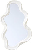 Mokoze Asymmetrical Wall-Mounted Mirror, Creative Unique Decorative Mirrors, Funky Wavy Mirror 16.14