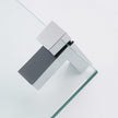 KES Glass Shelf for Bathroom, Glass Wall Shelves 16 Inch Floating Shelf Polished Chrome Finish, BGS3201S40