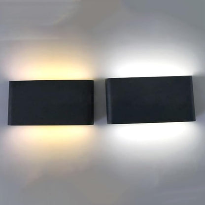 NUOBESTY 1Pc Modern LED Wall Lamp Black Indoor Light Fixture for Bedroom Corridor Living Room Soft Warm Lighting Durable Design Minimalist Style