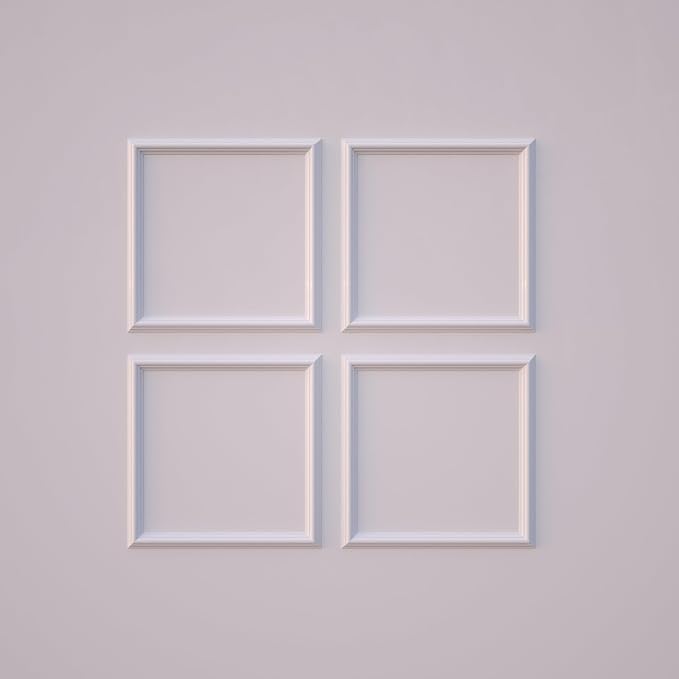 NeatiEase 4 Set Peel and Stick Wall Molding Trim Kit, 20