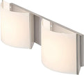Unique Bathroom Vanity Lights, Over Mirror Light Fixture, 2-Light LED Wall Scones with Premium Arylic Shade for Indoor Bedroom Living Room Stairwell Accent Lighting