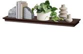 AHDECOR Floating Shelves Wall Mounted, Deeper Wall Storage Shelf for Home Décor, Super Sturdy, Easy to Install, 36” Wide, 7.75” Deep, Espresso Brown