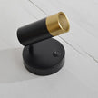 Wall Sconce with Switch,Black and Gold Bedroom Lights for Wall Hardwired,Modern Sconces Wall Light with Rotatable Lampshade,Industrial Wall Lamps for Living Room,Corner,Hallway,Nightstand,Wall Decor