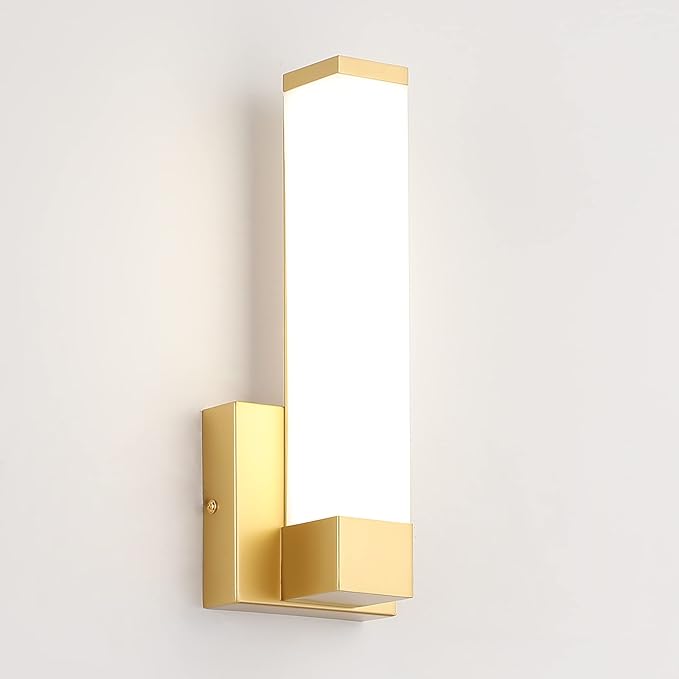 Gold Wall Lights for Bedroom Modern Indoor LED Hallway Sconces Corner Light 12