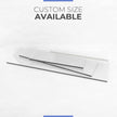Fab Glass and Mirror Custom Acrylic Glass Shelves for Wall - 1/2
