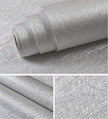 MelunMer Grey Peel and Stick Wallpaper 118In L 15.7In W Self Adhesive Removable Wallpaper for Bathroom/Bedroom Modern Contact Paper Silk Textured Silver Contact Paper for Cabinets Shelf Waterproof