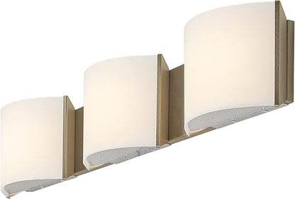 30 inch LED Wall Sconce Lights, Bathroom Vanity Lights, 3-Light Indoor Wall Light Fixtures Over The Mirror, Wall Decro Lighting for Bathroom Hallway Bedroom Living Room