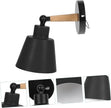 Garneck Chic Modern Wall Light Indoor Wall Lamp Simple Sconce for Bedroom Corridor Living Room Easy to Install Black Nordic Style Decorative Fixture