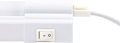 Maxxima 18 inch LED Under Cabinet Light - 900 Lumens Warm White 3000K, Undermount Strip Lighting for Kitchen, Closet, and Bedroom, On/Off Switch, Plug in