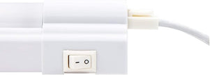 Maxxima 24 inch LED Under Cabinet Light - 1200 Lumens Warm White 3000K, Undermount Strip Lighting for Kitchen, Closet, and Bedroom, On/Off Switch, Plug in