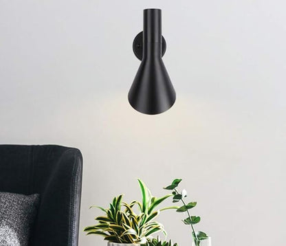 Wall Sconces AJ Wall Light fixtures Minimalist Nordic Modern Black 1 Light Wall Lamp Adjustable Angle Head Wall Mounted Light Lamp Fixtures for Living Room Barn Aisle Corridor Porch Bar