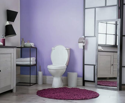 118"x17.7" Purple Wallpaper Solid Color Peel and Stick Wallpaper Purple Contact Paper Solid Color Self-Adhesive Removable Wall Paper for Wall Furniture Cabinet Covering Vinyl Rolls