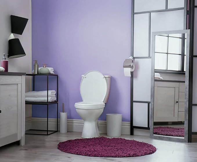 197"x17.7" Purple Peel and Stick Wallpaper Solid Color Wall Paper Contact Paper Self-Adhesive Removable Wallpaper for Wall Cabinet Covering Vinyl Rolls