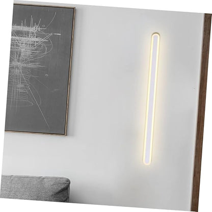 DOITOOL Chic Long Wall-Mounted Light for Bedroom and Aisle Minimalist Warm Light Fixture Atmosphere Illumination Durable Iron Material