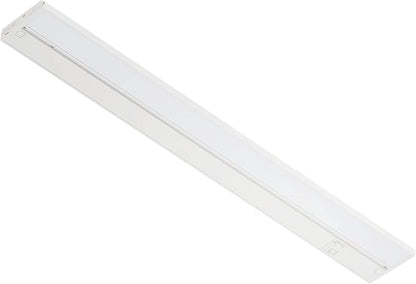 LAGOM Halo Under Cabinet Light, 22‑Inch Hardwired Dimmable LED, 2700K/4000K/5000K, Power Cord Sold Separately, White, UC0122WH27