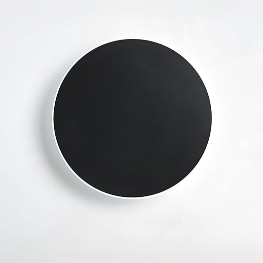 Wall Sconces Modern Light Fixture White/Black Round Disc Wall Sconce Indoor Decorative Wall Light Creative Minimalist Lighting for Living Room Stairs Bedroom Aisle Bathroom Bedsid