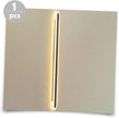 Minimalist Black Frame LED Wall Light Warm Glow Modern Bedside Lamp for Bedroom Living Staircase Backdrop Decorative Indoor Wall Sconce