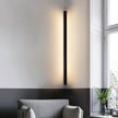 Black Linear Wall Sconce Lighting, Modern LED Wall Light Fixture, Minimalist Long Strip Wall Lamp, Interior Decoration Wall Mounted Lamp for Bedroom Bedside Living Room Corridor Stairs