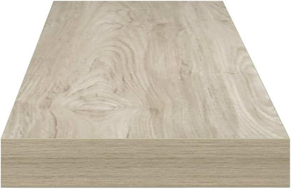 Oak Honeycomb Floating Wall Shelf Large Wall Mounting Storage Display 4 Pieces Set Modern Minimalist Decor for Living Room Bedroom Office