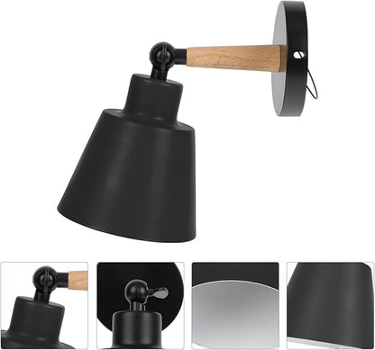 DOITOOL 1Pc Nordic Style Wall Light Decor Simple Backdrop Light for Bedroom and Hallway Elegant Design Low Energy Consumption for Indoor Aisle Illumination