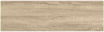 Floating Wall Shelf Oak White Honeycomb MDF Metal 31.5x9.3x1.5 Inches, Modern Space-Saving Display Shelf for Living Room Office Decor, Durable Mounted Storage with Simple