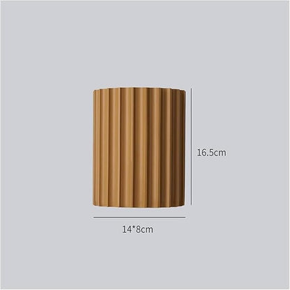 Nordic Minimalism Vintage Lamp Light Geometric Wall Lamp LED Wall Sconce Up Down Wall Lamp Resin Wall Spot Accent Lighting Indoor Lamps Night Lights for Living Room Bedroom Hallway(Orange)