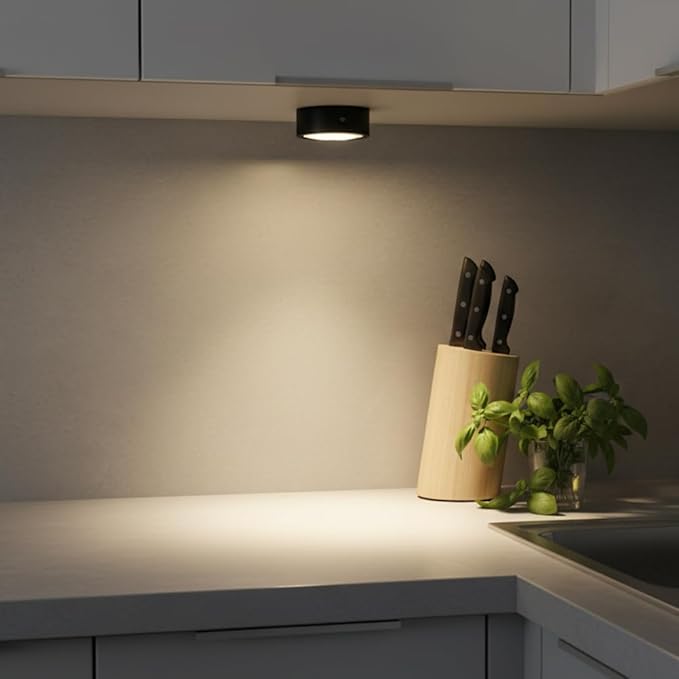 DAMI 2-Pack Rechargeable Under Cabinet Lighting Wireless, 3.3
