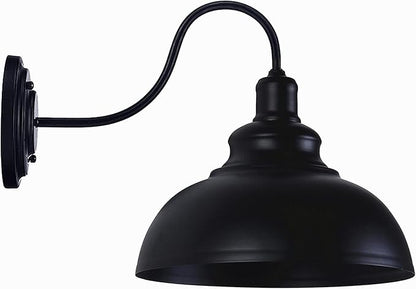 Lightess Black Wall Sconces with Dimmer ON/Off Switch, Dimmable Wall Mount Light Fixture Industrial Farmhouse Lighting for Kitchen Living Room, C91Y112