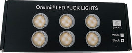 LED Puck Lights with Remote Battery Operated Under Cabinet Lighting Wireless Stick on Lights Color Changing Timer Tap Lights for Cabinets Shelves Closets Display Case - 6Pack Black