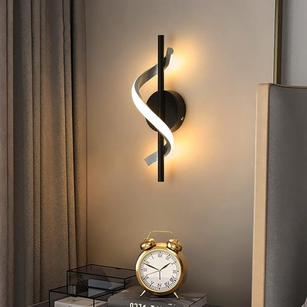 Modern Wall Sconces, 9W Wall Lighting Fixture Lamps LED Aluminum Wall Lamps for Bedroom Living Room Hallway Hotel Indoor (Warm White)