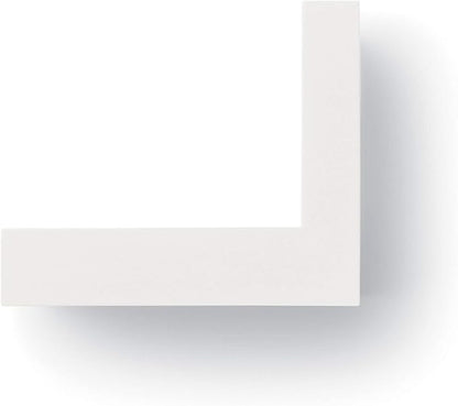 Command Display Ledges, Holds up to 2 lb, Quartz, 2 Ledges with 8 Medium Strips, Damage-Free Hanging Floating Shelf with Adhesive Strips, Personalize Living Room, Bedroom, Kids Room or Office