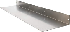Buhbo Mitus Floating Shelf Wall Mounted (8 inch x 36 inch) Heavy Duty Industrial Modern, Brushed Stainless Steel