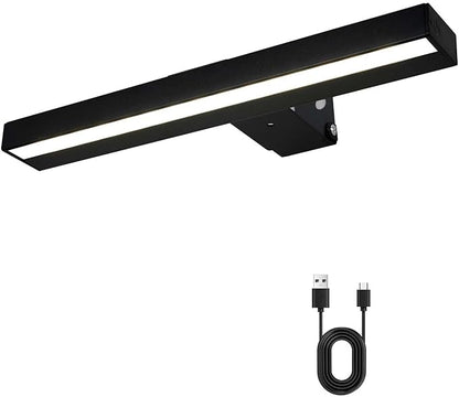 Picture Light, Rechargeable Picture Light for Paintings, Wireless Picture Frame Light, 3 Lighting, 12Inch Battery Operated Art Light for Display, Picture-Black