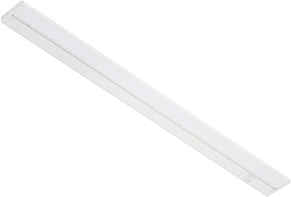 LAGOM Halo Under Cabinet Light, 30‑Inch Hardwired Dimmable LED, 2700K/4000K/5000K, Power Cord Sold Separately, White, UC0130WH27