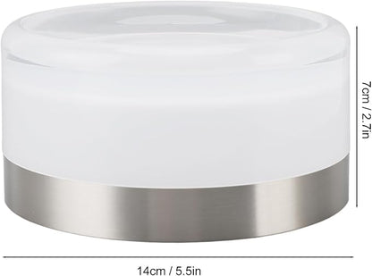 flexman Modern Indoor LED Wall Sconce, 3000K Warm LED Minimalist Round Wall Lamp, 5.5 X 2.7 Nordic Style Acrylic Wall Lights for Living Room Bedroom Corridor Verandahs
