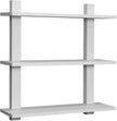 Sorbus Bathroom Shelves - 3-Tier Wall Mounted Floating Shelves for Books, Trophies, Wall Decor, Kitchen, Living Room & Bathroom Decor - Decorative Hanging Display Over the Toilet Storage Shelf - White