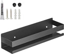 15.7inches Stainless Steel Wall Mounted Floating Shelves for Kitchen,Bathroom,Living Room Storage Shelf,Rust Protection, Easy to Clean