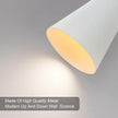 Modern Indoor Wall Sconce Up and Down White Wall Sconce Mid Century Indoor Wall Light Fixture Hardwired Wall Mounted Lamp for Living Room Bathroom Bedroom Hallway 15 Inch