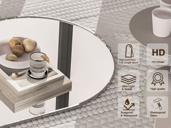 Oval Bathroom Mirror Wall Vanity Oval Mirrors, 20