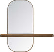 Modway EEI-6349-WAL Solstice Mirror, Walnut