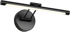 JUSHENG Dimmable Picture Lights Hardwired LED Painting Light Black Gallery Wall Light Art Lighting for Portrait Artwork Canvas 15.74 inch 7W 110V AC